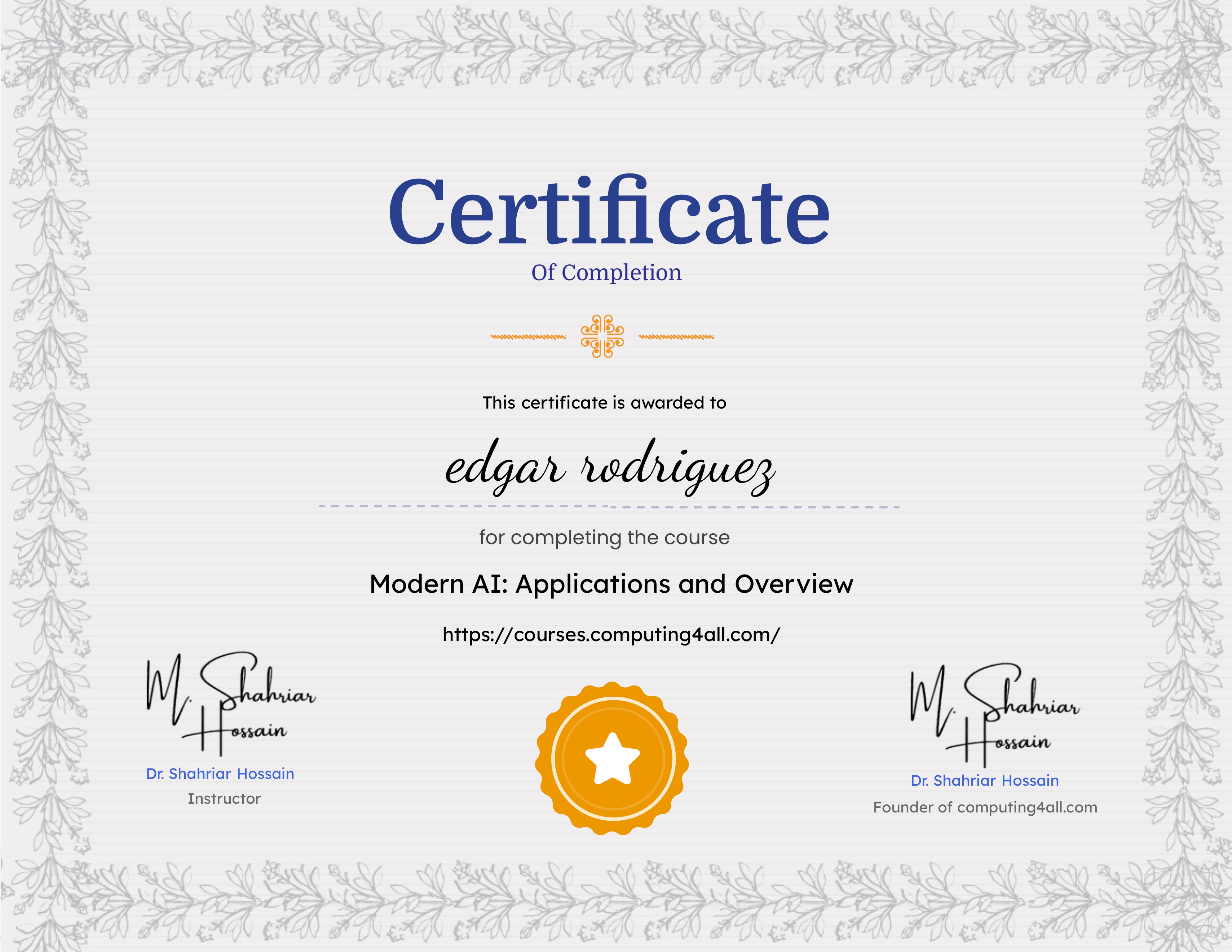 Modern AI: Applications and Overview